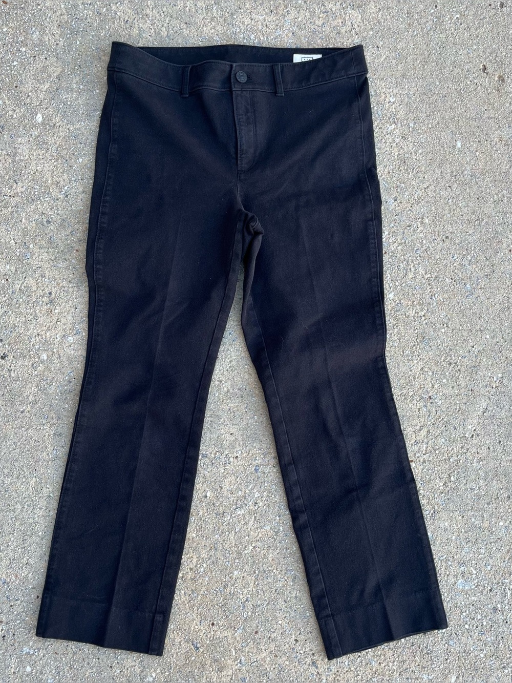 Ayr jeans black straight leg cropped 29